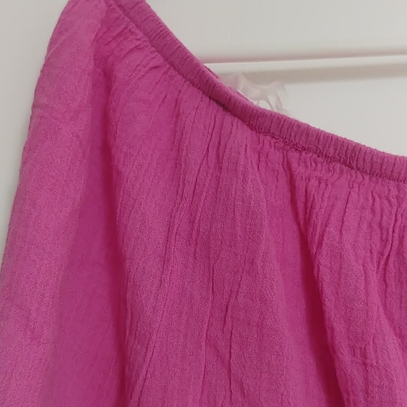 Bobi Cotton Bell Sleeve Top - Picture 2 of 8